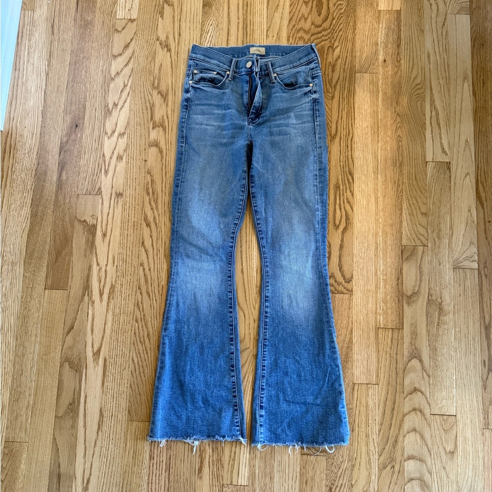 MOTHER Blue Boot Cut Jeans Retro Style